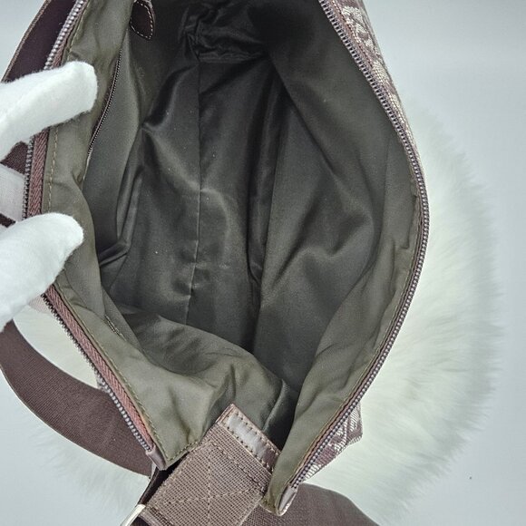 Dior Brown Oblique Canvas Messenger Bag - Picture 17 of 17